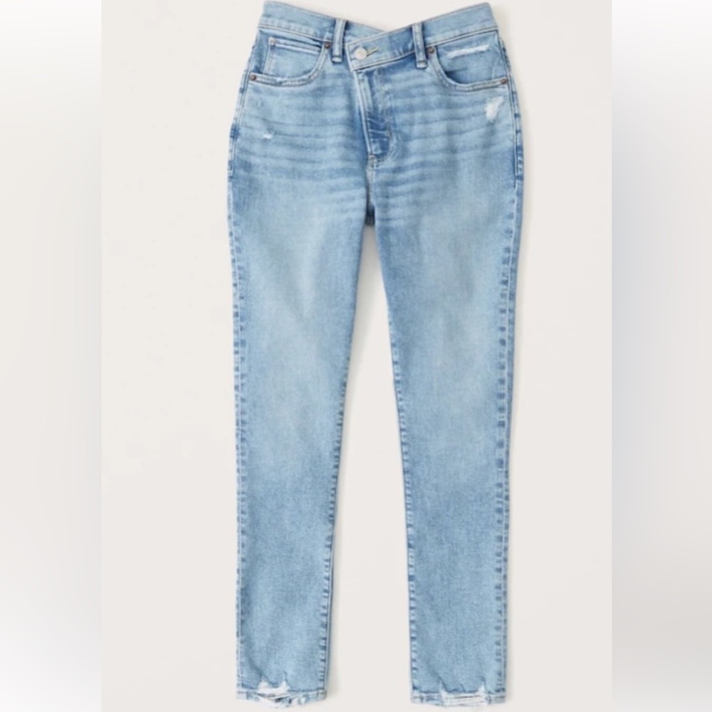 Abercrombie Curve Love High Rise Super Skinny Ankle Jean